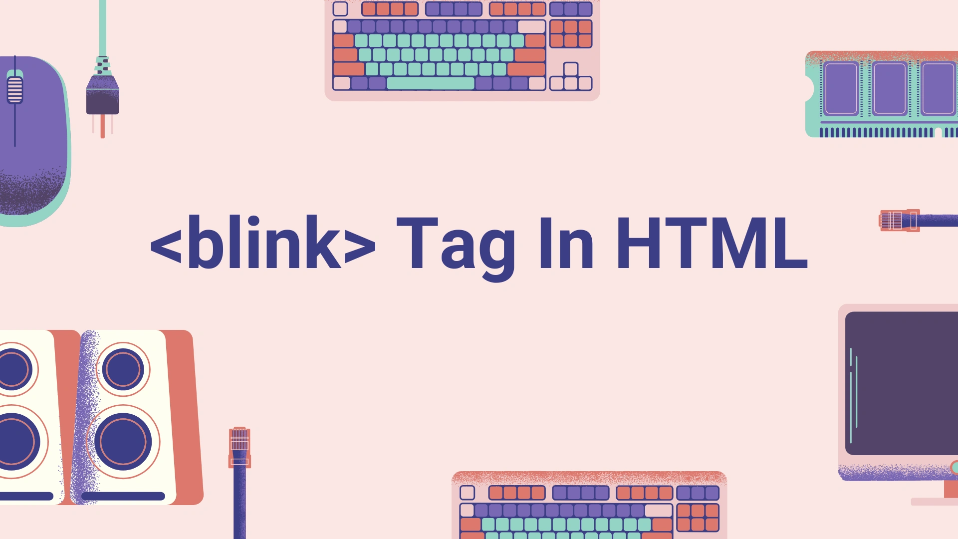 تصویر مقاله آموزش تگ blink در html